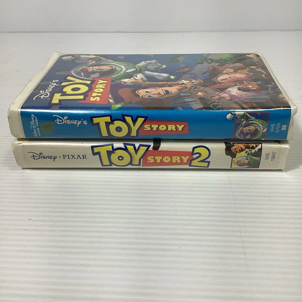 Disney Pixar Toy Story 1&2 VHS Movies Tim Allen, Tom Hanks Pre-Owned - Image 3 of 4