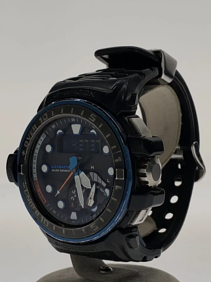 CASIO G-SHOCK GWN-Q1000A-1AJF Black Resin Solar Digital Analog Watch - image 2 of 4