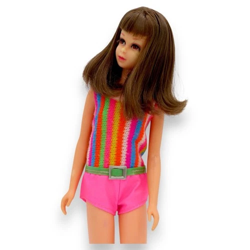 Francie TNT Barbie Doll 1966-1968 Twist n Turn Original Swimsuit OSS Mattel 1170