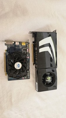 Retro GPU Duo: NVIDIA GTX 260 + Sapphire Radeon.