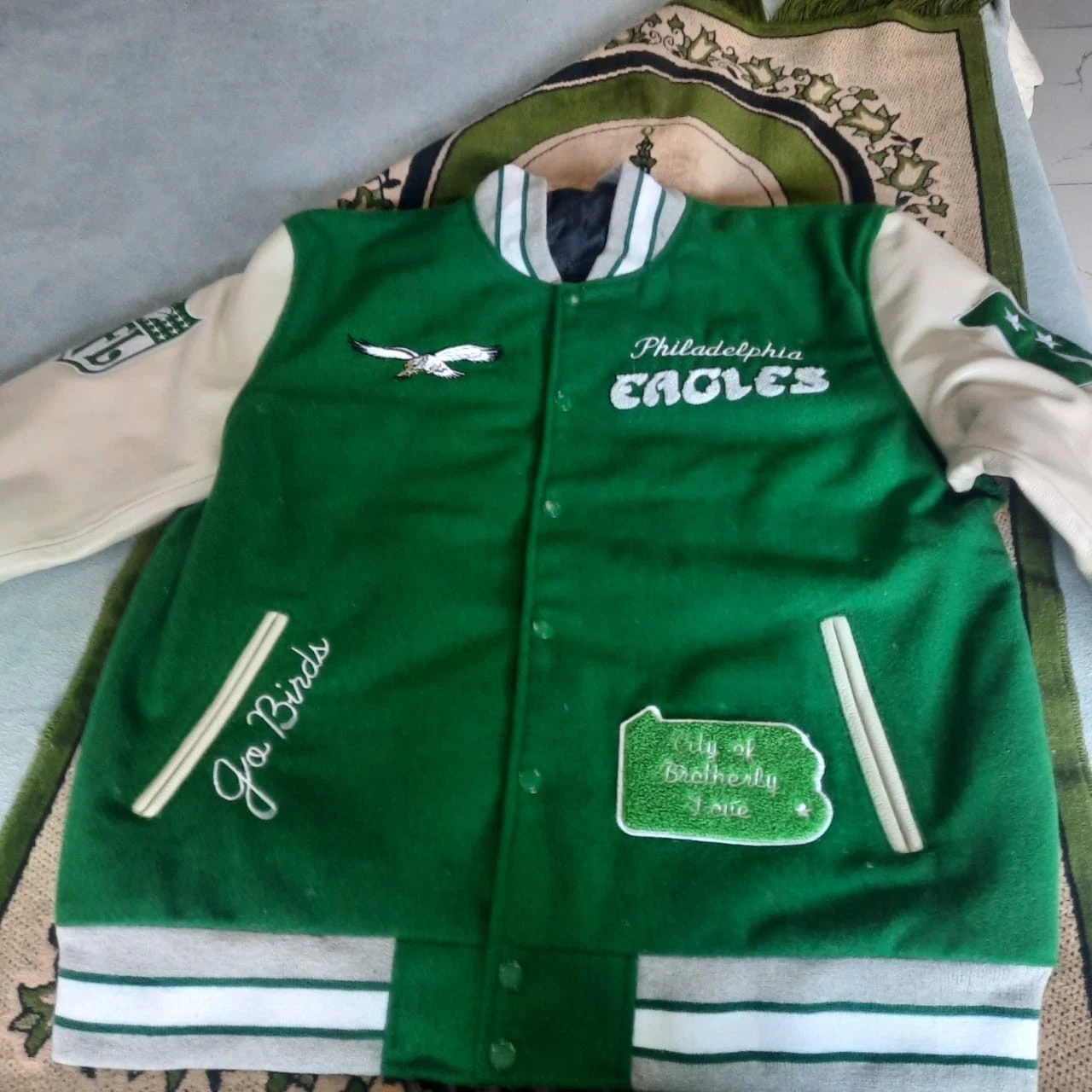 Phi-ladelphia Football Varsity Jacket , Not Leather, Not Satin