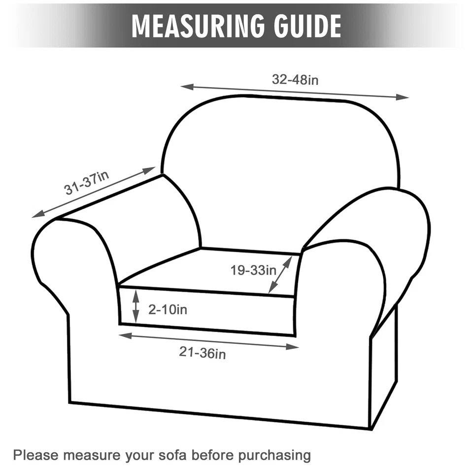 Fundas de sofá elásticas de terciopelo para sofá funda de cojín de asiento de ajuste separado Foto 3 de 4