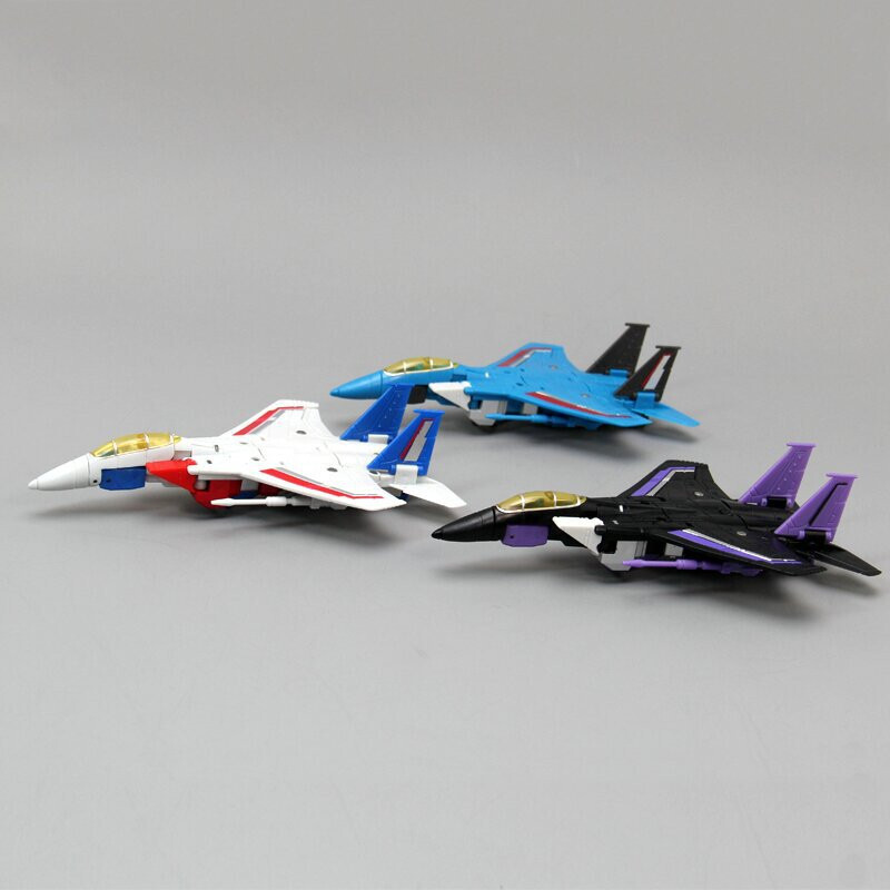 3x Mini Transformers: Starscream Thundercracker Skywarp Figures