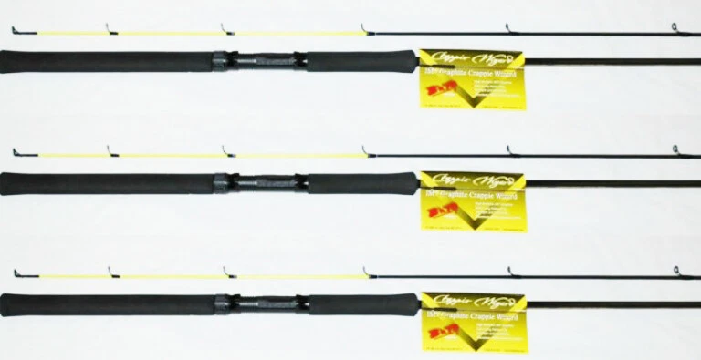 4ea BnM CRAPPIE WIZARD CRAPPIE FISHING POLE IM7 GRAPHITE 12 CW122