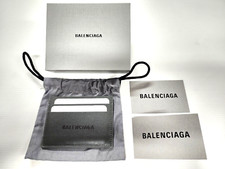 NEW  Balenciaga Wallet Card Holder Unisex Gray 5 Pocket