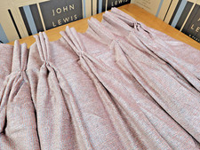 John Lewis MTM W151 x D209cm Designers Guild Porto Pinch Pleat Curtains £1149
