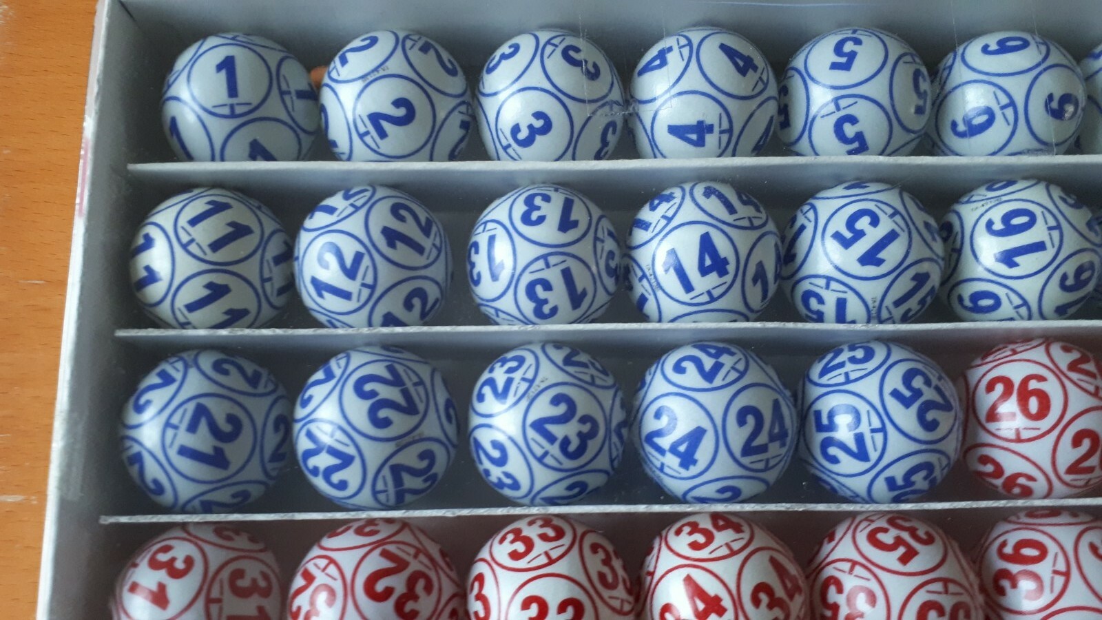 Bingo Balls Bingo Blower Balls 38mm Table Tennis Balls Vintage Used eBay