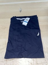 Nautica boys Short Sleeve Solid V-neck T-shirt Shirt, Navy 00, 18-20 US