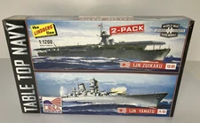 Lindberg 2pk Model Kit 1/1200 Tabletop Navy: Japanese IJN Yamato IJN Zuikaku NOS