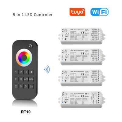 TUYA WiFi RGBWW RGB+CCT Led Streifen Controller Steuerung Android IOS Echo Alexa