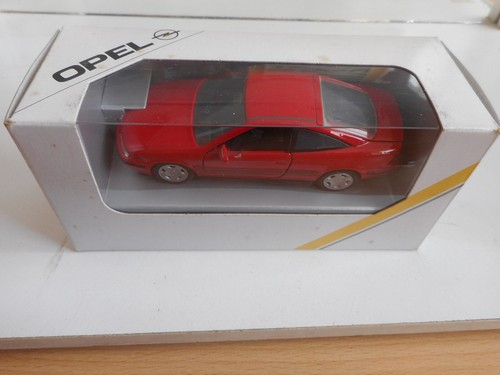 Gama Opel Calibra in Red on 1:43 in Box