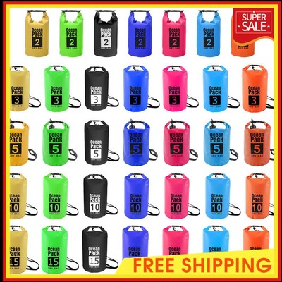 Waterproof Dry Bag Pack Sack Swimming Rafting Kayaking River Trekking Floating