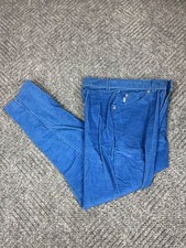 Vintage Levis Corduroy Pants Women's Size 25x25.5 Blue Skinny NOS