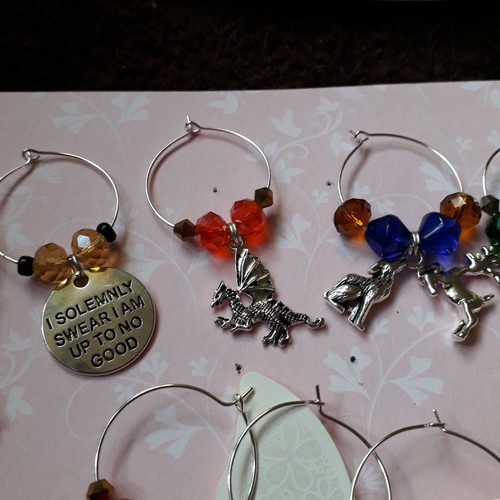 Harry Potter Inspired Wine Glass Charms - Picture 7 of 10