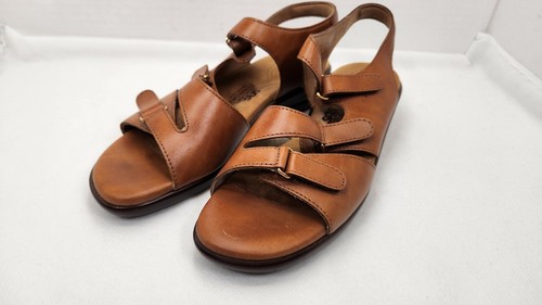 SAS Women’s Tabby Slingback Leather Sandals Shoes Caramel Brown Size 8.5 - Picture 17 of 23