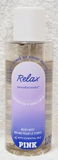 PINK Victoria's Secret RELAX Moodscentz Body Mist Lavender Oil 8.4 oz/250mL Used