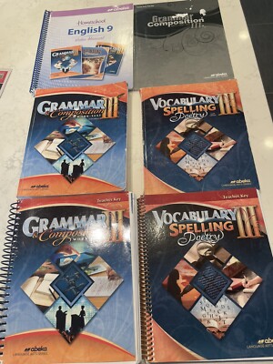 ABeka Grammar & Composition III/Vocabulary Spelling Textbook  Answer Key 6th ed.