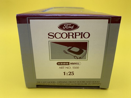Ford SCORPIO SCHABAK escala 1:25 embalaje original NUEVO - Imagen 5 de 7