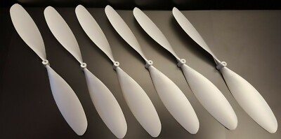 6 Stück Gummi angetriebene Flugzeug Prop`s verschiedene Größen zur Auswahl 	