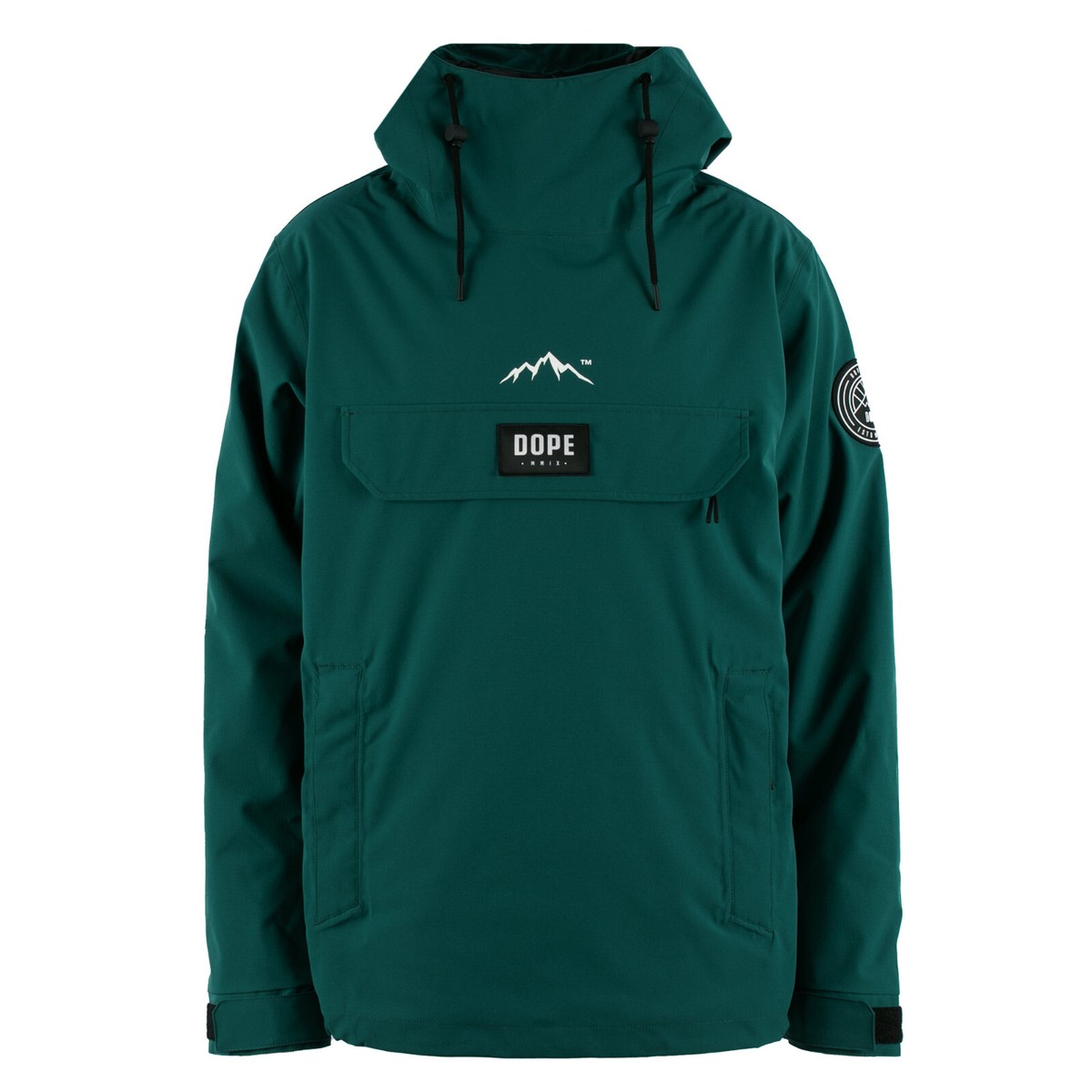 DOPE Herren Snowboardjacke Blizzard Snowboard Jacket Dunkelgrün