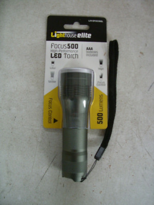 Leuchtturm Elite Focus 500 Lumen Hochleistungs LED Taschenlampe Lot1664