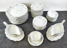 JOHANN HAVILAND Blue Garland Dinnerware Plates Bowls Gravy + SOLD BY THE PIECE
