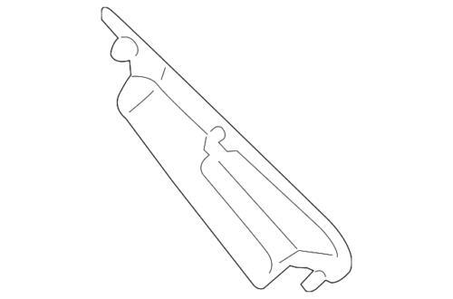 Cubierta de moldura para Hyundai (P/N 56172-3Q100-YDA)
