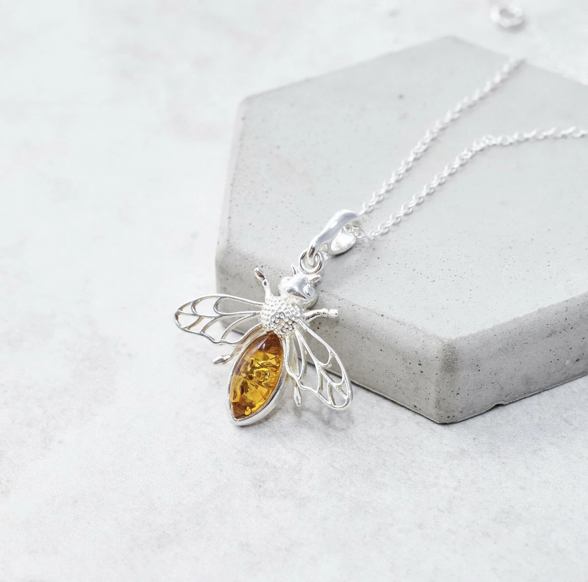 Amber hotsell bee pendant