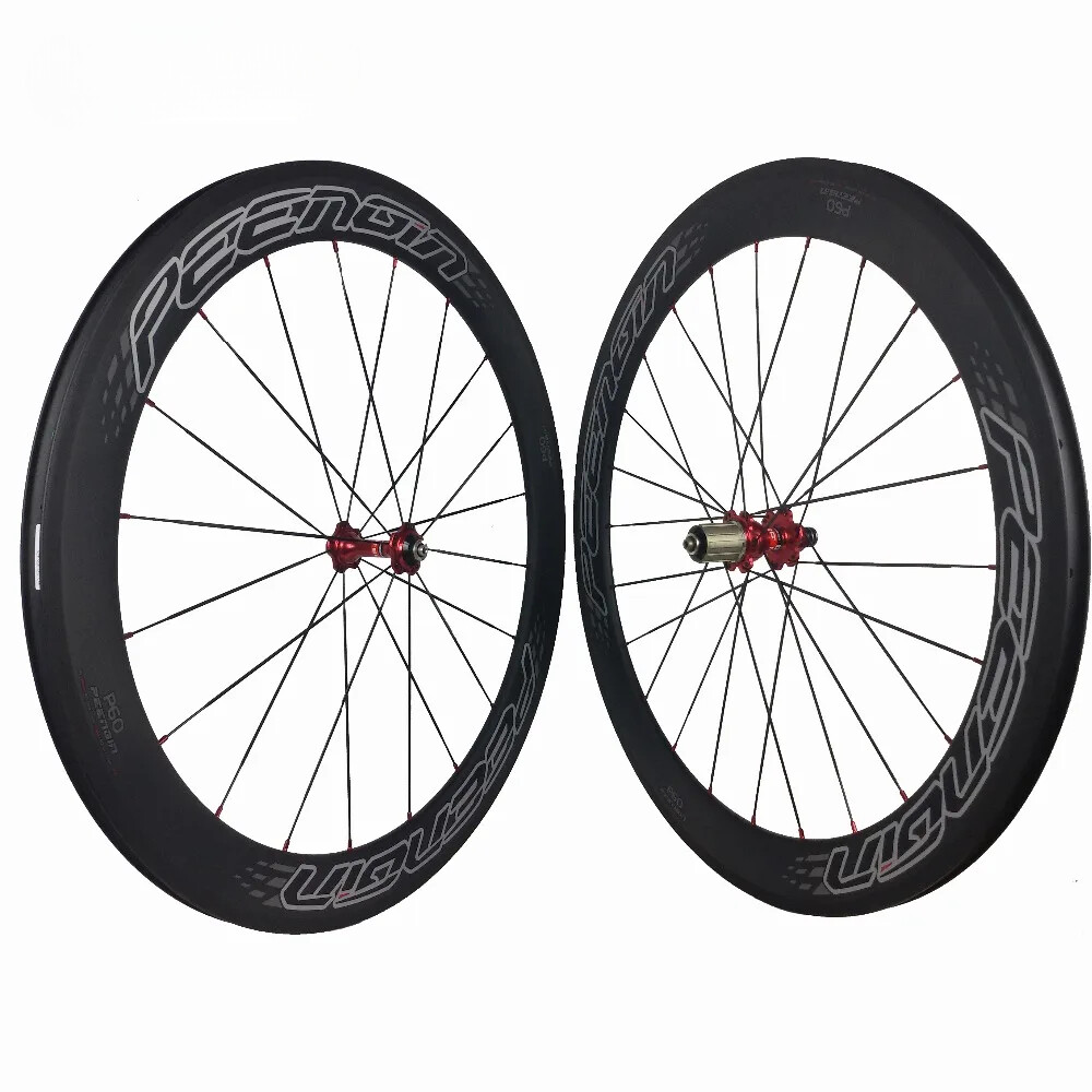 700C Carbon Wheelset Cincher Tubeless Novatec A271 A291 Powerway R13 R36 Hub