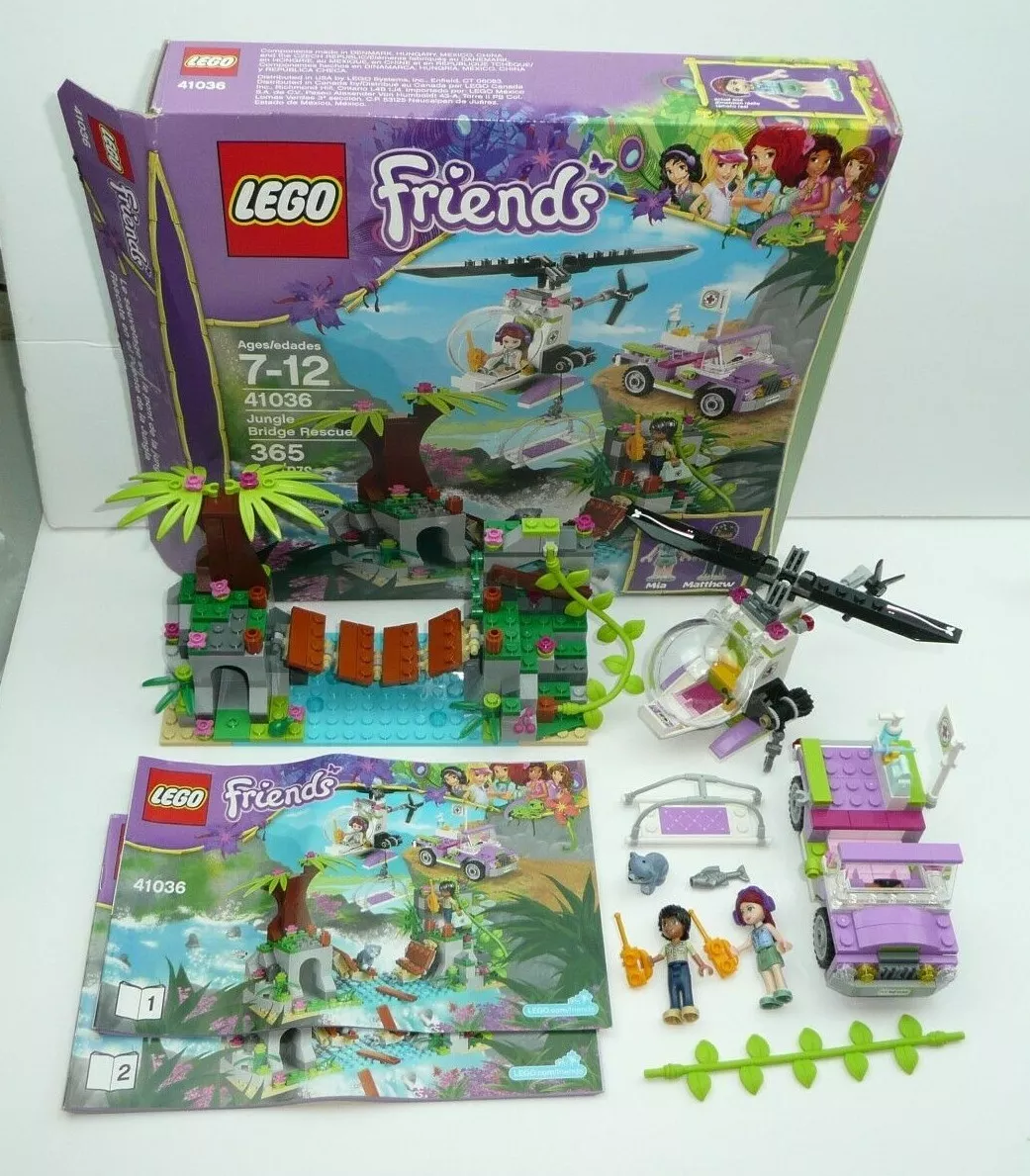 Lego friends 41036 jungle bridge rescue new arrivals