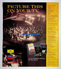 London Philips Classics Opera Ballet Vhs 1990 Print Magazine Ad Poster Advert