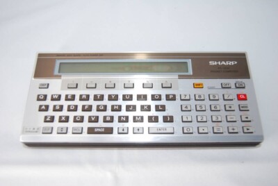SHARP Pocket Computer PC-1500 Electronic Calculator Tested Working NO CASE