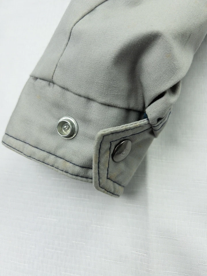 CHAQUETA M SHEPLERS de Colección Para Hombres Corte Occidental Costuras Gris Cremallera Cálida Cremallera y Presión Foto 3 de 4