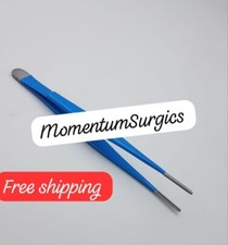 DeBakey Pinza Rivestita Atraumatica 91/2" 24cm, Misura Punta 2mm Acciaio Inox Dritto