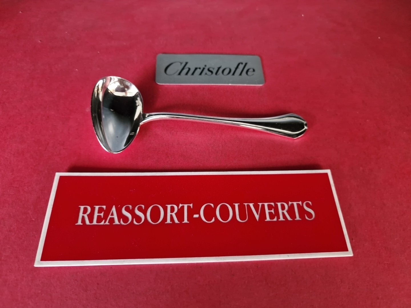 Cuchara De Sopa 14 Cm Printania Christofle En Buen Estado Metal Plateado