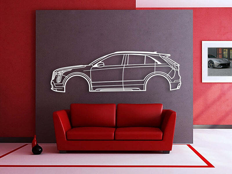 Wall Art Home Decor 3D Acrylic Metal Car Auto Poster USA 2019 XT4 1st Gen