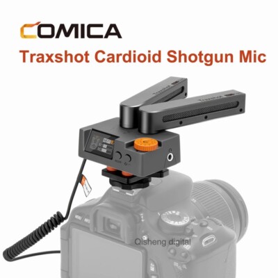 Comica Traxshot Cardioid Transformable Shotgun Video Microphone For Camera Phone