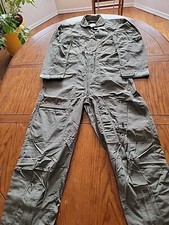 Coverall Flyers Jumpsuit Flight Suit 8415-01-043-9529 Men  s Size 42 Sage Green