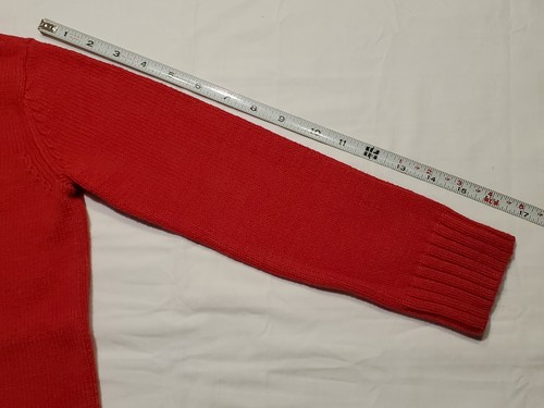 Gymboree Snowflake Christmas Sweater Girls sz S 5/6 Red Turtleneck Tunic Winter - Picture 12 of 13