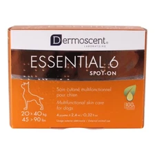 Dermoscent Essential 6 Spot-On for Dogs 45-90LB 4 COUNT BOX