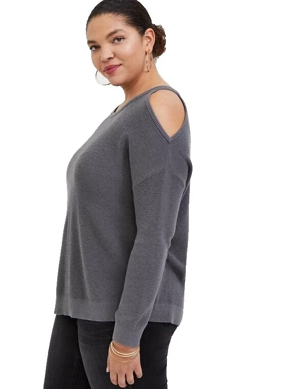 Acrylic Solid Plus Size Sweaters for Women