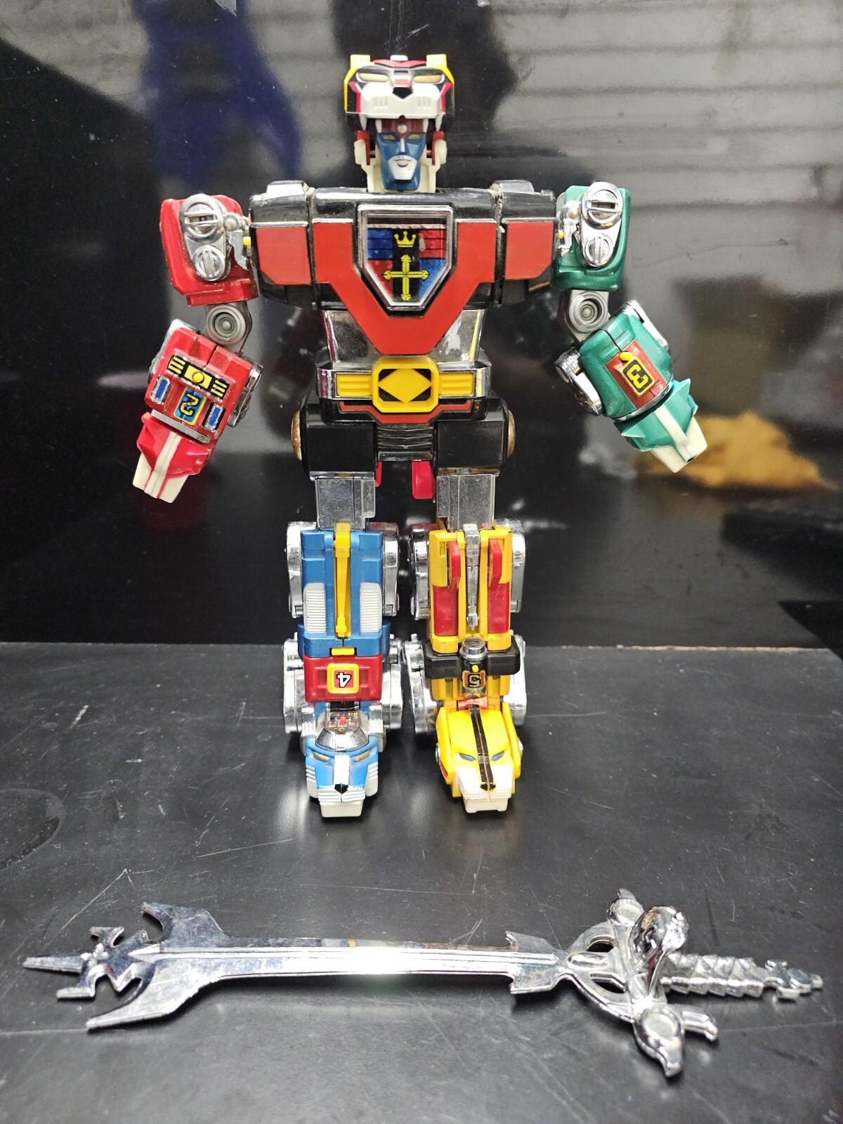“SUPER RARE”DIAMOND BELT VOLTRON Vintage Lion Force (Die Cast) Fully