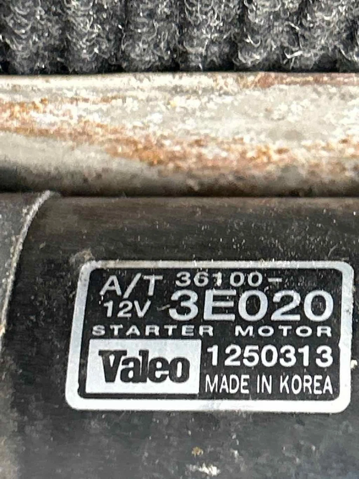 Fits 2007-2009 Hyundai Santa Fe, 2.7L Starter Motor, OEM#: 361003E020 Foto 3 de 4