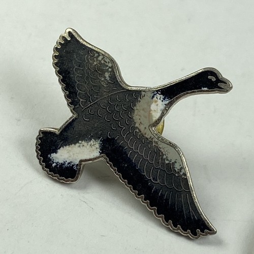 Ganso Ganso Aves Acuáticas Sombrero Volador Prendedores Solapa Prendedores Lote de 3 - Imagen 2 de 6