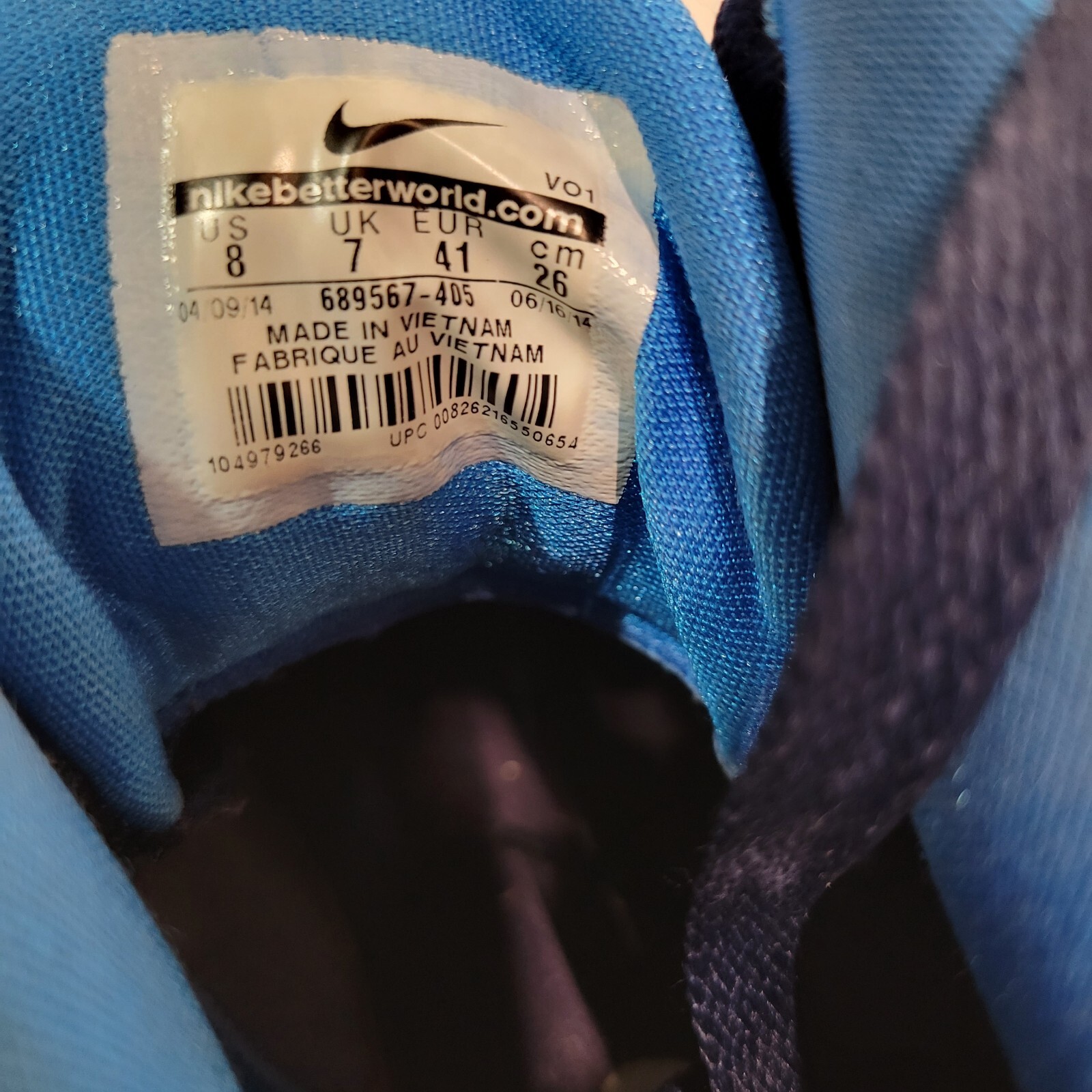 nike air max size 8 mens