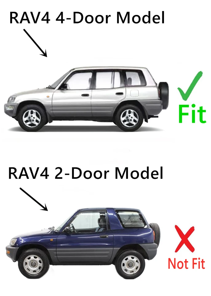 Se adapta a Toyota RAV4 1996-2000 4 puertas SUV lado del conductor puerta delantera izquierda ventana vidrio Foto 2 de 4