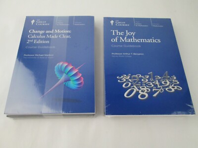 2 Great Courses Change and Motion Calculus Made Clear 2nd & Mathematics ...
