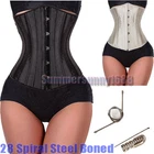 28 Steel Bones Waist Training Full Spiral Steel Boned Shaper Underbust Corset SY