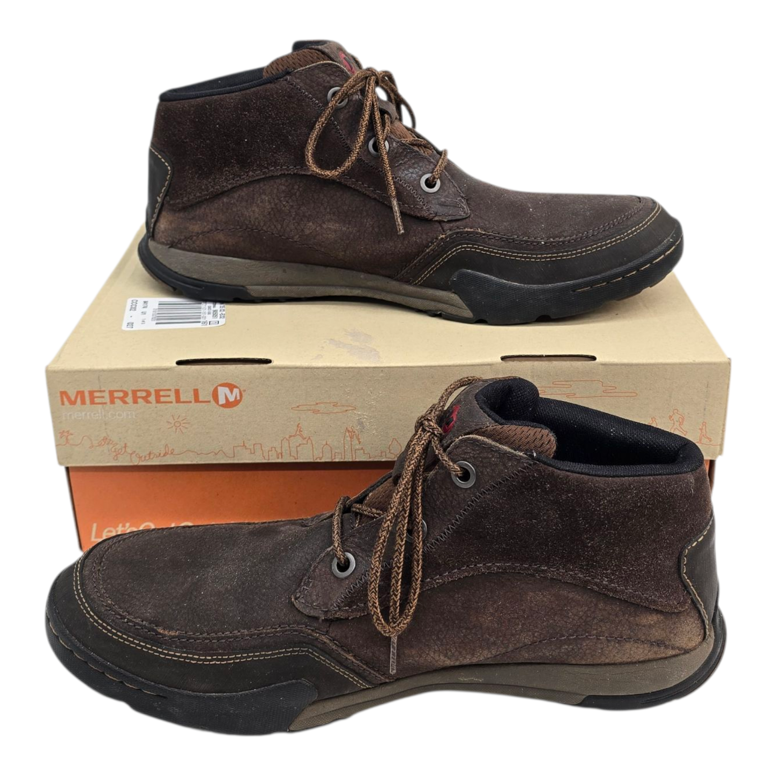 Stivali Merrell uomo 13 calci da montagna casual stringati outdoor Bracken J39457