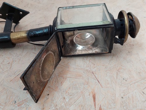 Vintage Old Iron Carriage Street Lamp. Europe Original. S - Picture 8 of 24